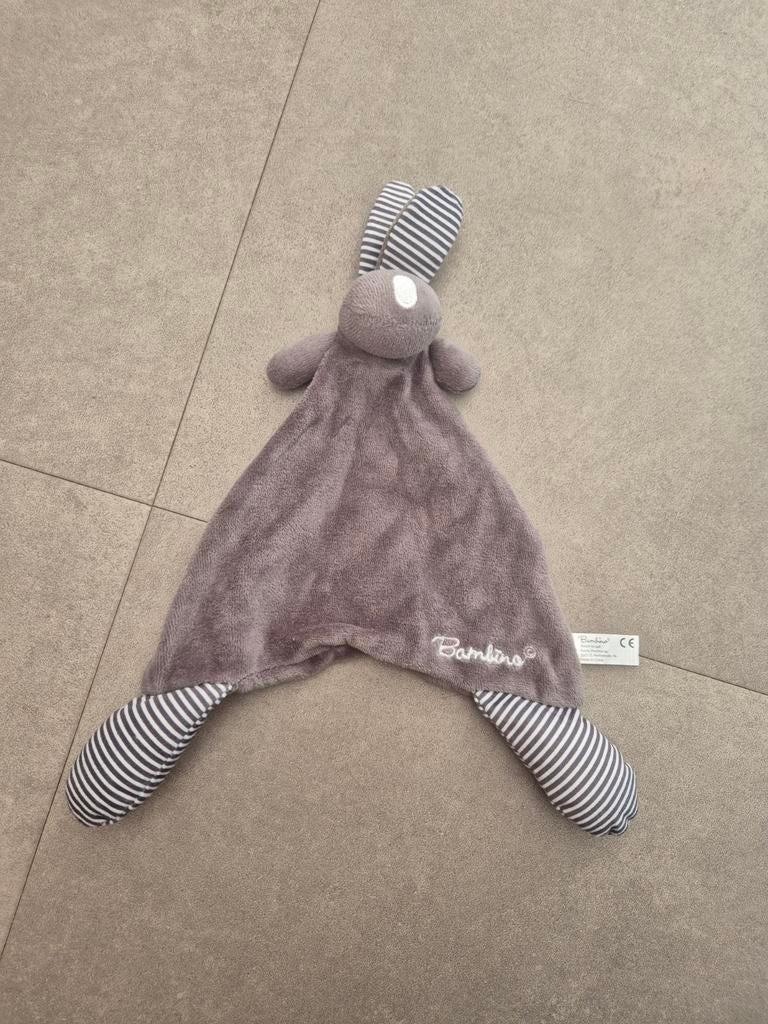 Knuffeldoekje Bambino, Kinderen en Baby's, Speelgoed | Knuffels en Pluche, Overige merken, Overige typen, Grijs, Ophalen of Verzenden