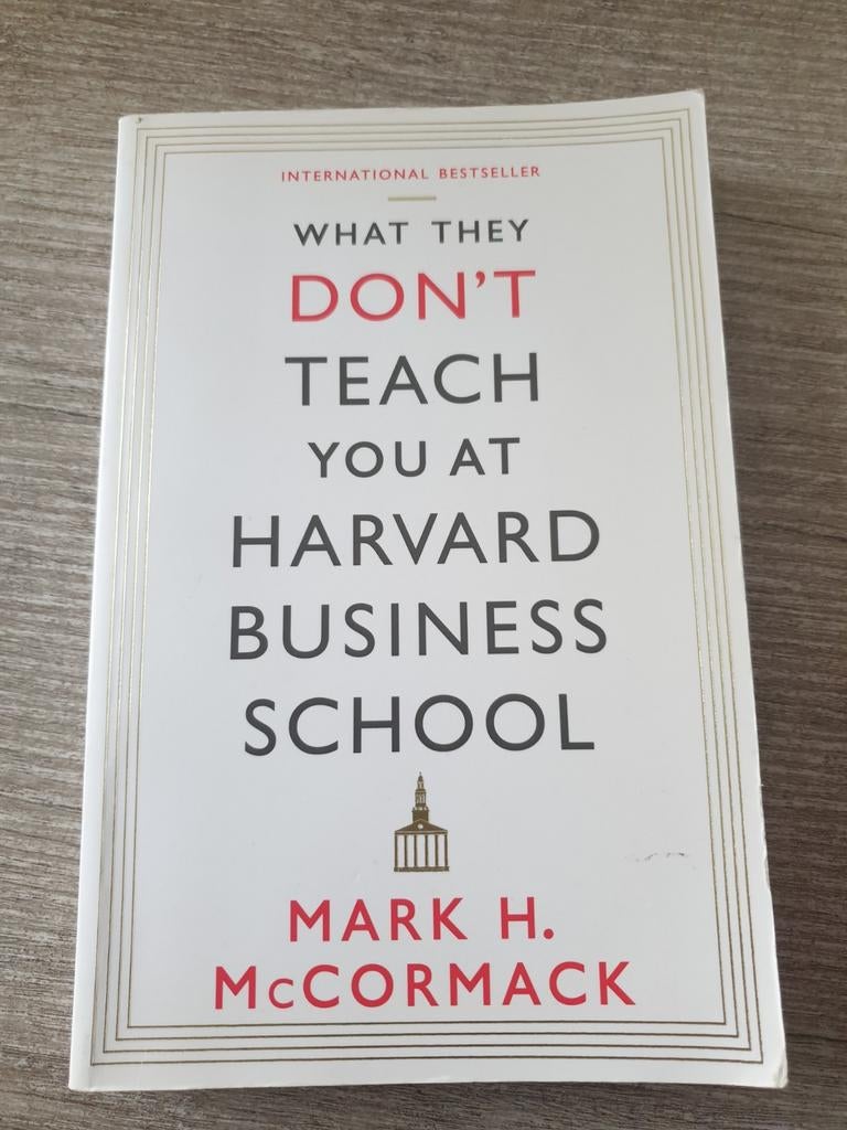 What They Don't Teach You at Harvard Business School, Ophalen of Verzenden, Gelezen, Mark H. McCormack