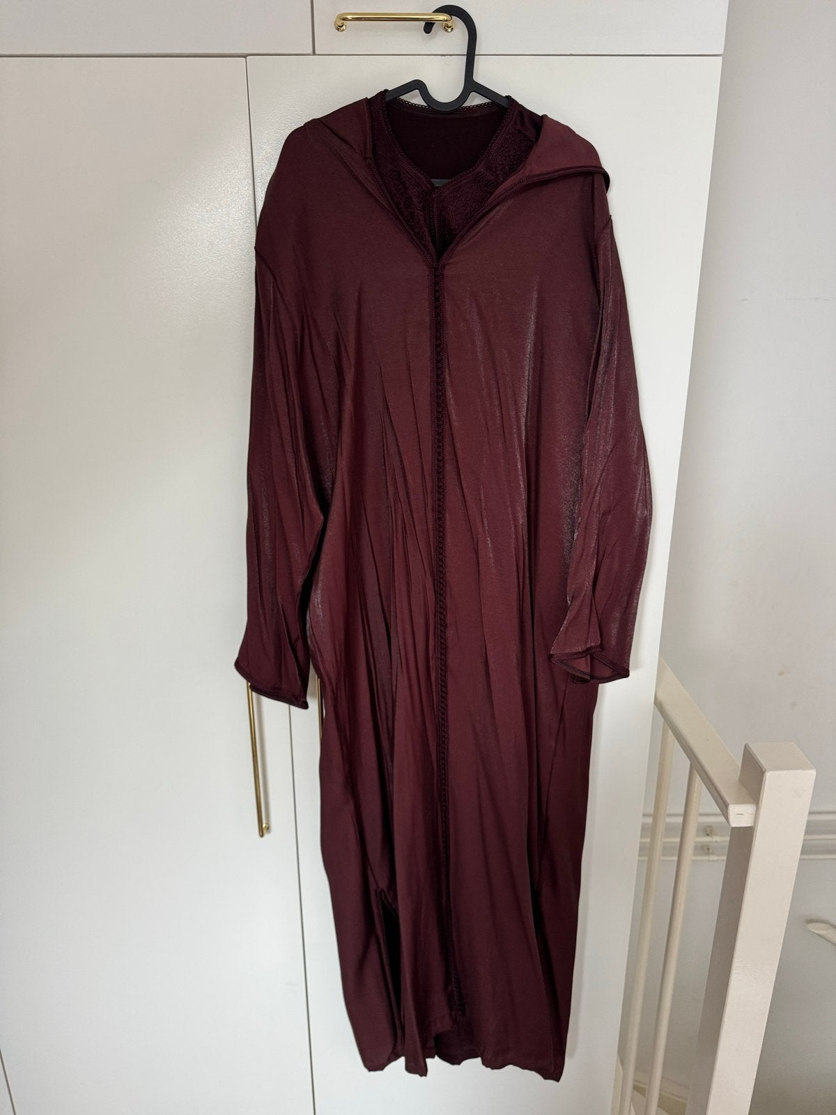 Nieuwe Handgemaakte Organza Djellaba, Maat 38/40 (M), Nieuw, Ophalen of Verzenden, Rood