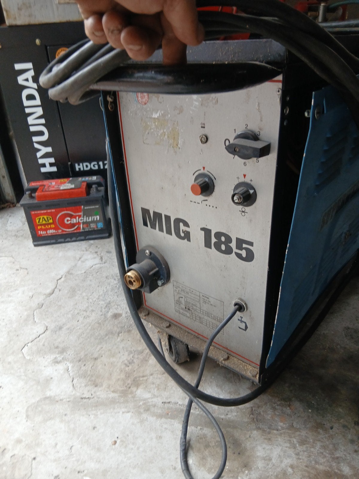 MIG 185 lasapparaat - defect, Ophalen of Verzenden, Gebruikt, Minder dan 150 ampère, Overige typen
