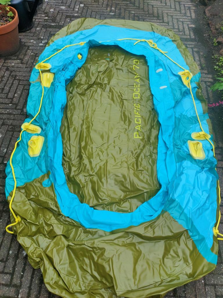 3 persoons rubberboot, Ophalen
