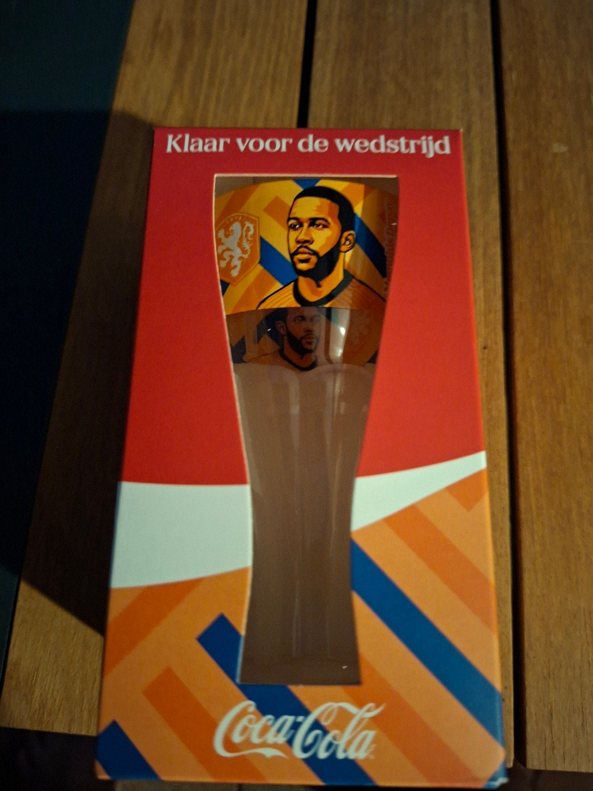 Coca-Cola Oranje glas Memphis Depay - Klaar voor de wedstri, Ophalen
