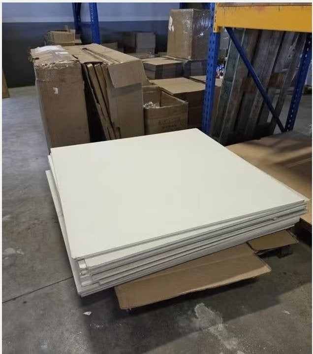 Glasvezel gipsplaten 120x118 cm – 12 mm dik – 16 stuks, Ophalen, Nieuw