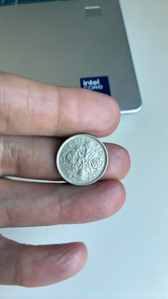 Groot brittanie sixpence 1967, Ophalen of Verzenden, Overige landen