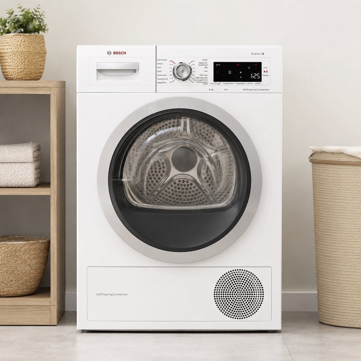 Bosch Serie 8 Warmtepompdroger 8 kg Z.G.A.N. WTW8756ENL A+, Witgoed en Apparatuur, Wasdrogers, 6 tot 8 kg, Ophalen of Verzenden