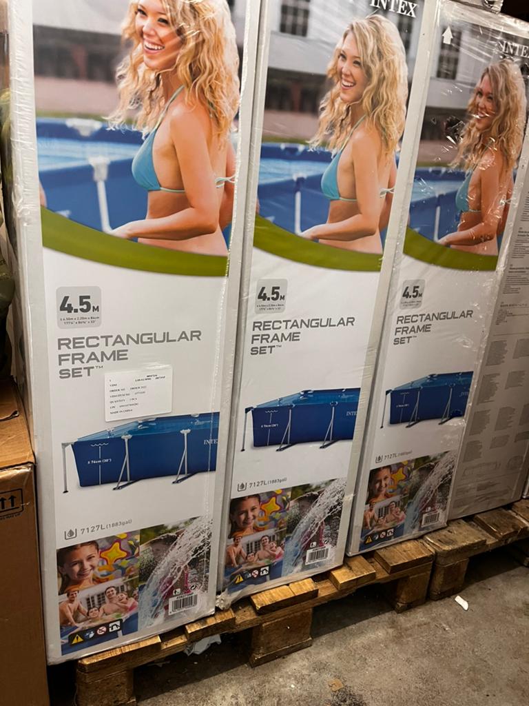 Zwembad Intex framepool 450x220x84 cm- gloednieuw op=op, Ophalen, 200 tot 300 cm, 80 tot 120 cm, Nieuw