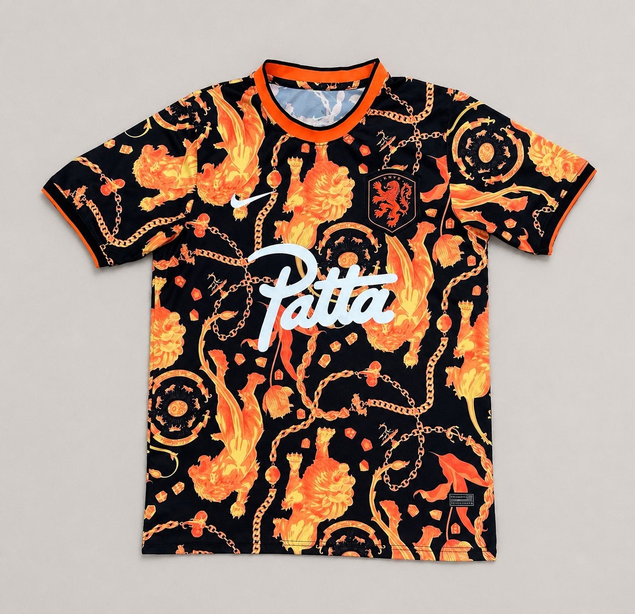 WK 2026 nederland patta shirt oranje - direct leverbaar, Maat L, Verzenden, Zo goed als nieuw, Shirt