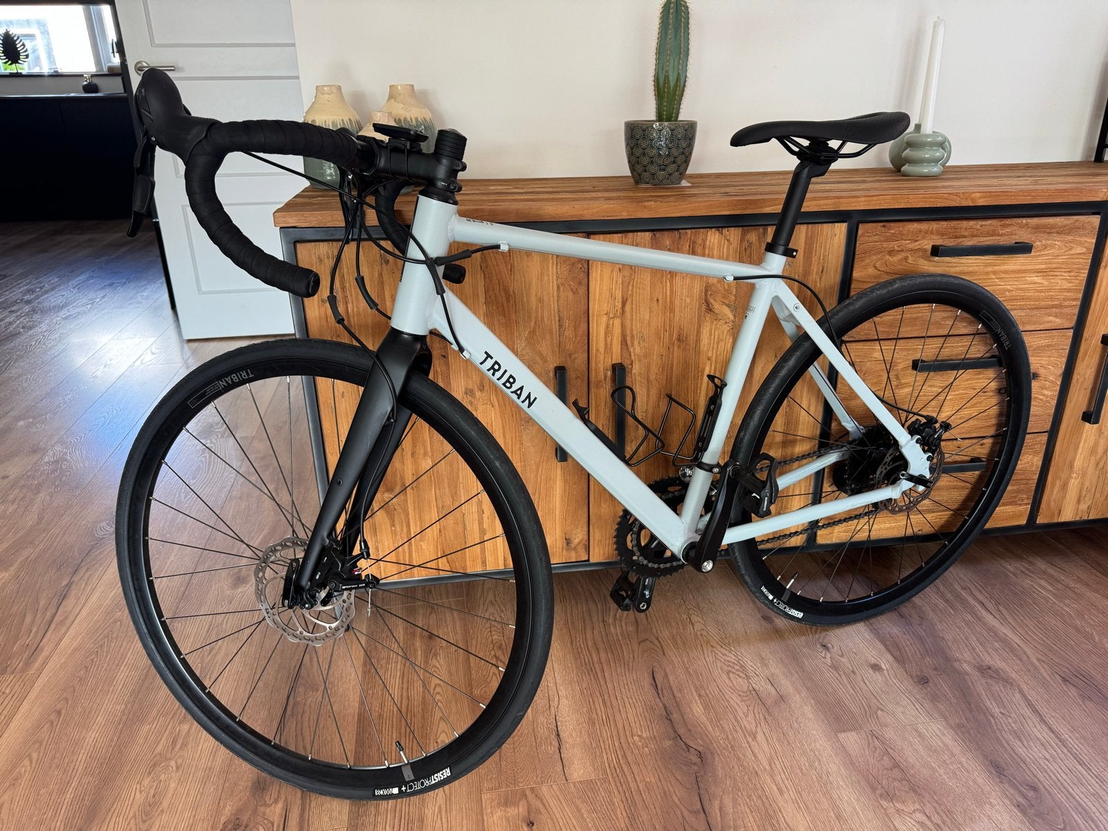 Triban Racefiets - Zo goed als nieuw, Fietsen en Brommers, Minder dan 10 versnellingen, Aluminium, Zo goed als nieuw, Schijfrem