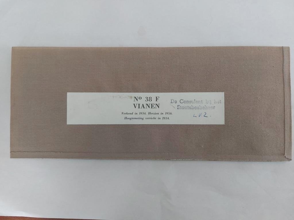 38F Stafkaart uit 1959 Vianen Houten Vreeswijk IJsselstein, Ophalen of Verzenden, 1800 tot 2000, Nederland, Departement van Defensie