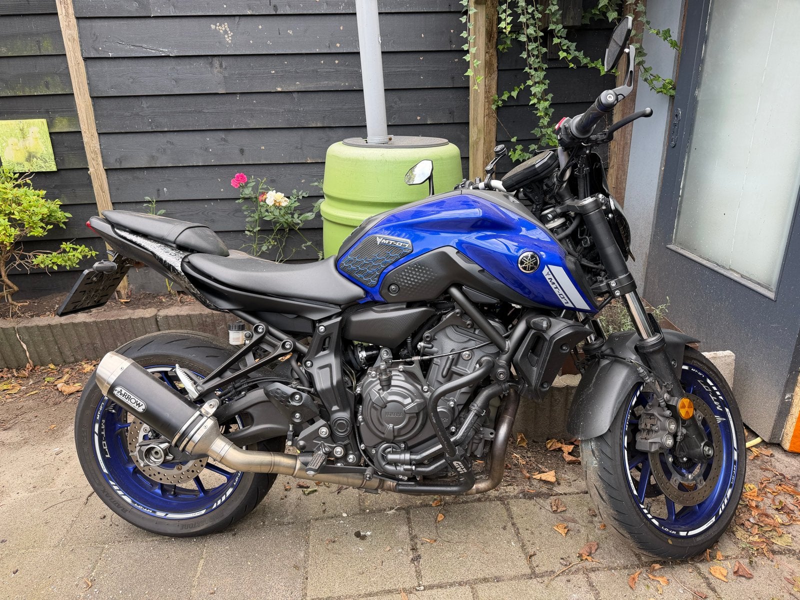 Yamaha MT07 2021 - A2 mogelijk, unieke Arrow uitlaat, Motoren, 700 cc, 2 cilinders, Sportuitlaat, Gebruikt