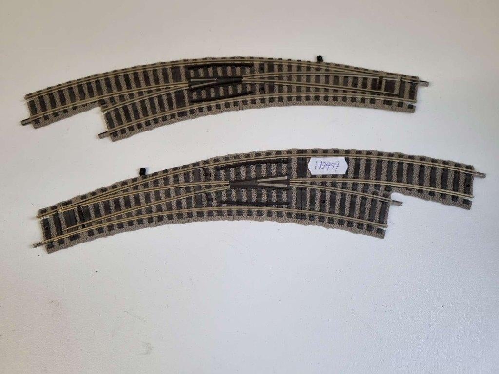 Fleischmann 6142 - Profi-rail Bochtwissel Links + Rechts, Gelijkstroom, Fleischmann, Rails, Ophalen of Verzenden