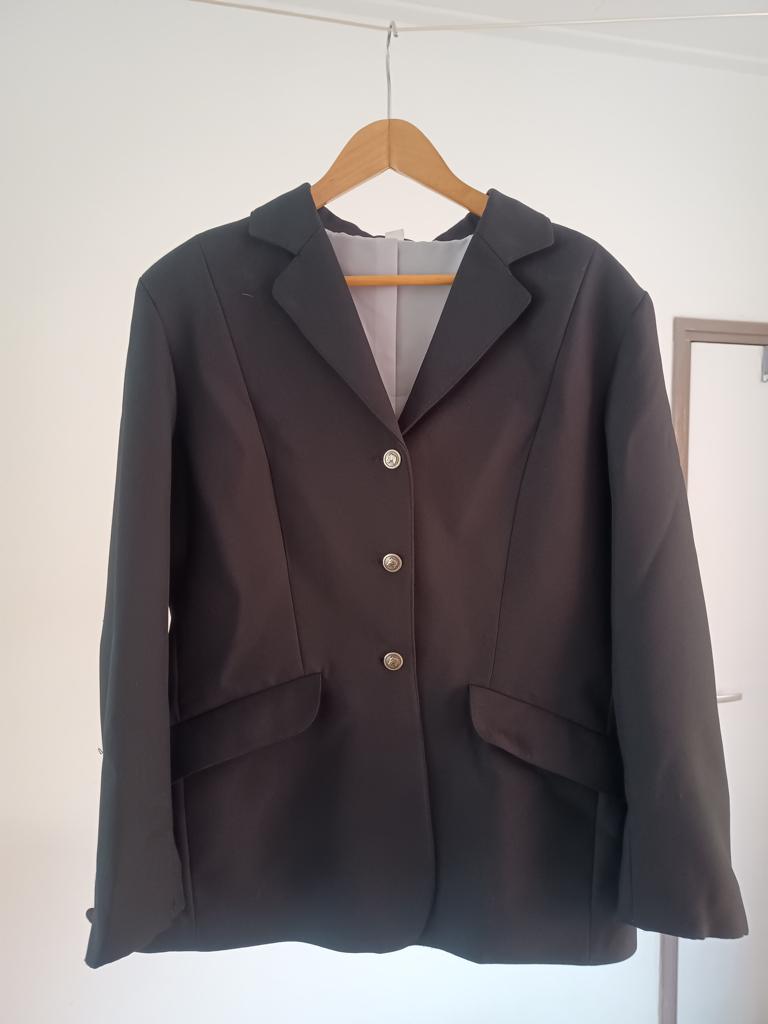 Wedstrijd tenue, jasje, plastron en handschoenen, Gebruikt, Dressuur, Ophalen of Verzenden, Dames