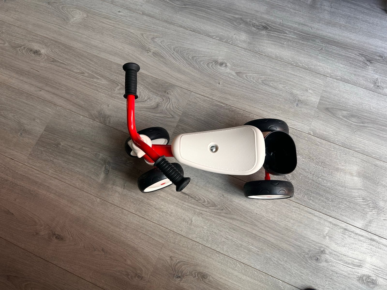 Smooby Rookie Baby Loopfiets - Rood/Wit, Ophalen, Gebruikt, Minder dan 16 inch
