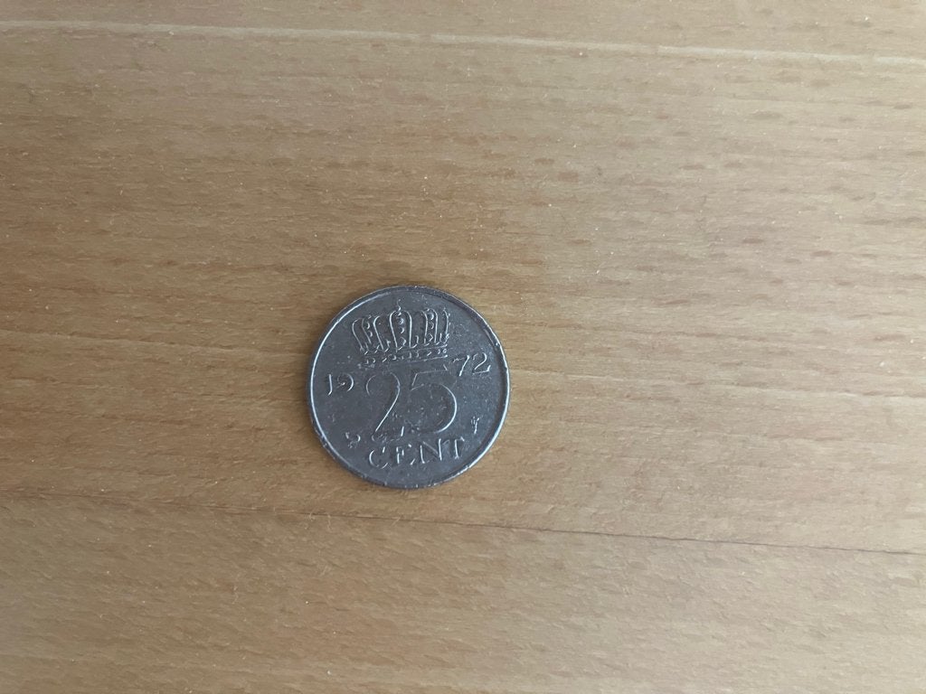 Kwartje 1972, Postzegels en Munten, Munten | Nederland, Ophalen of Verzenden, Koningin Juliana, 25 cent, Losse munt