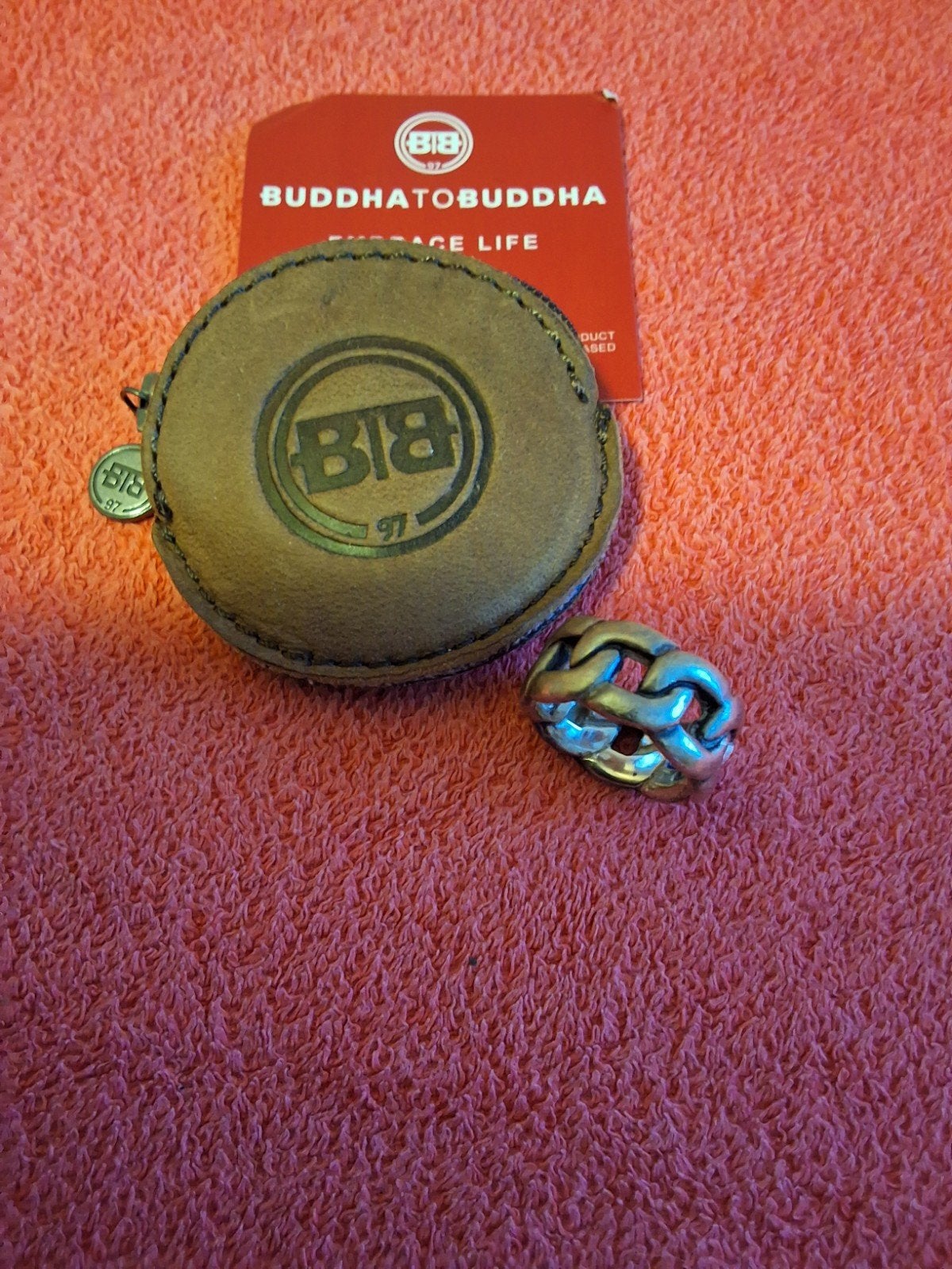 buddha to buddha ring, Ophalen of Verzenden, 17 tot 18, Dame, Zilver