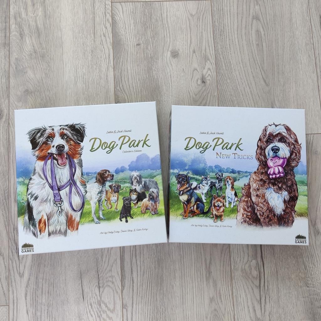 Dog Park + New Tricks kickstarters (Birdwood Games), Hobby en Vrije tijd, Gezelschapsspellen | Bordspellen, Zo goed als nieuw