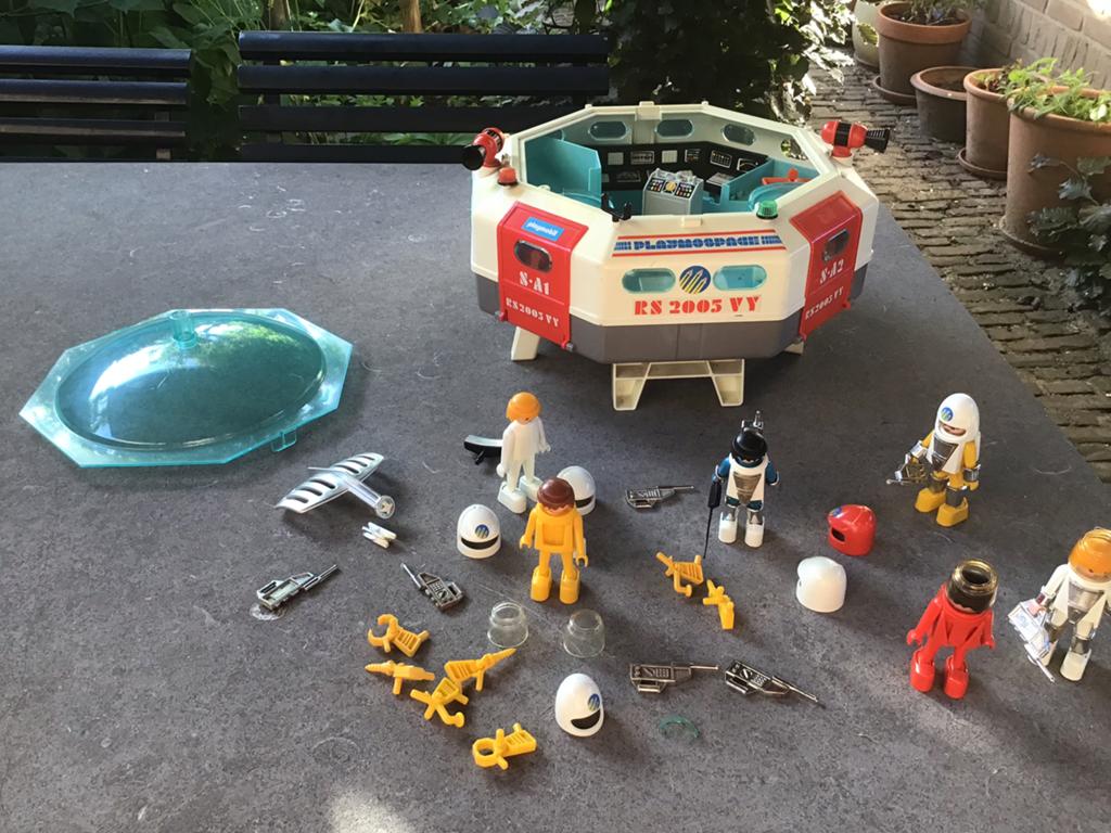 Playmobil playmo space station 3536 vintage 1980, Ophalen of Verzenden, Gebruikt