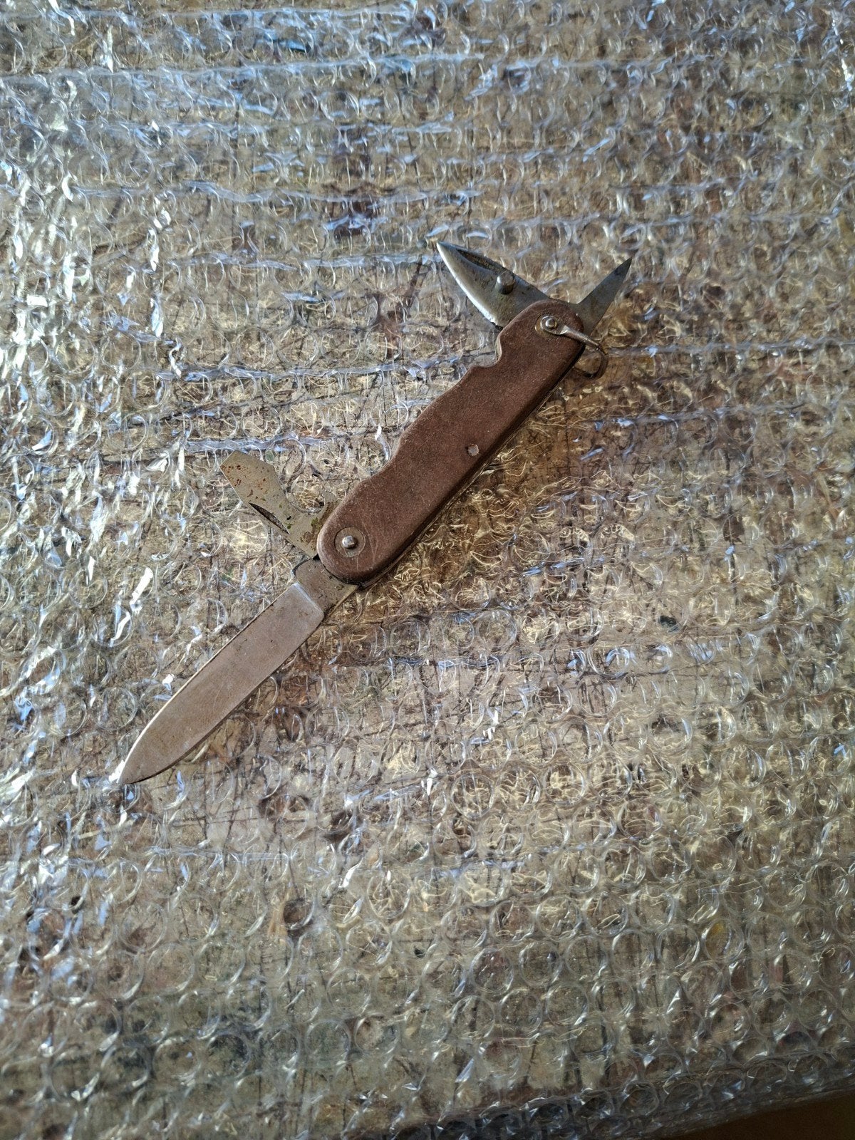 Amefa Landmacht Zakmes KL 65 - Vintage Militair Zakmes, Ophalen of Verzenden