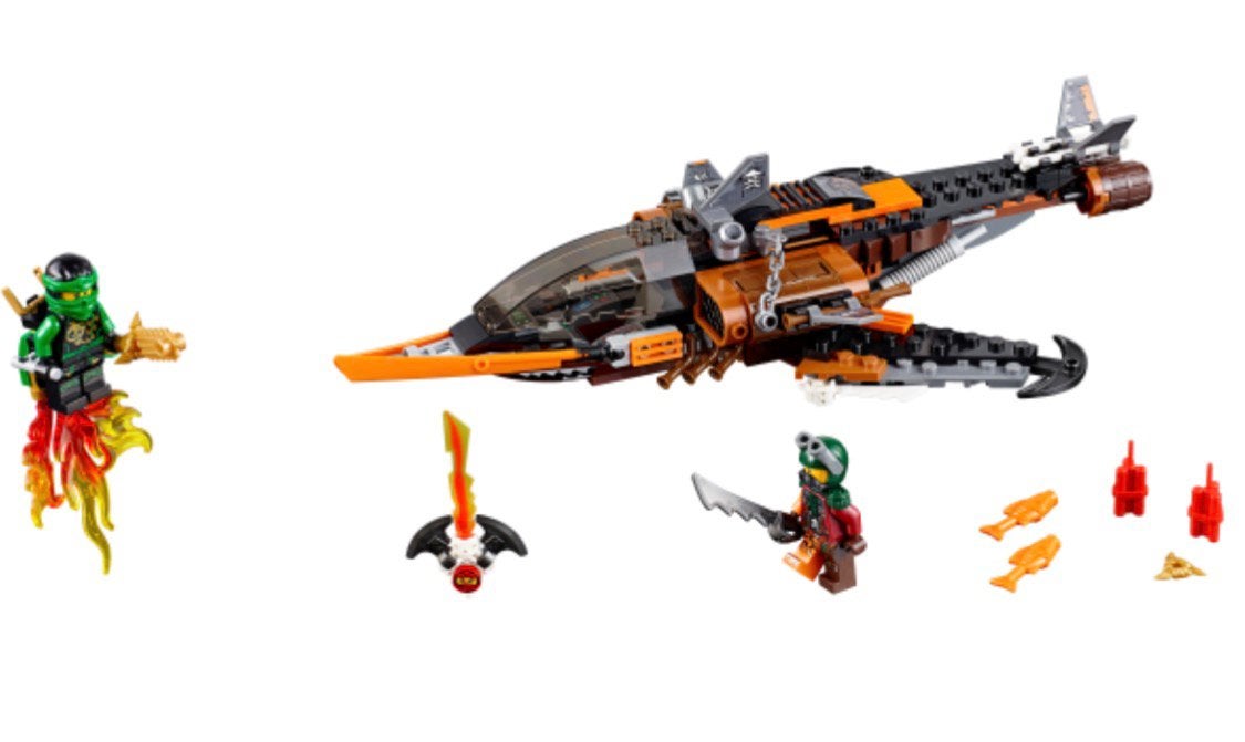 Lego Ninjago Haaienvliegtuig 70601, Ophalen, Compleet, Gebruikt, Lego