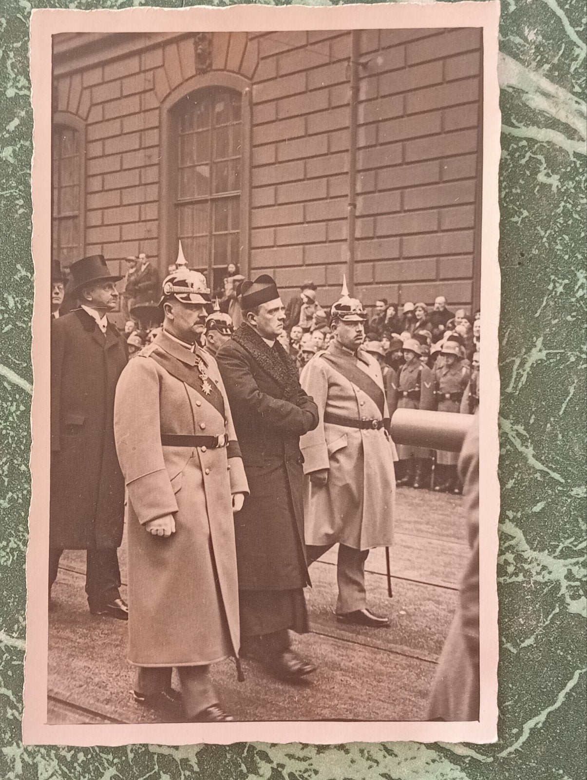Oude Fotokaart Duitse officieren circa 1910-20, Ophalen of Verzenden, Voor 1940, Gebruikt, Overige onderwerpen