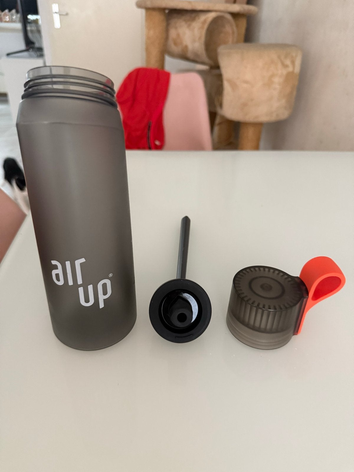 Air Up drinkfles - Grijs met oranje accent, Ophalen of Verzenden, Gebruikt