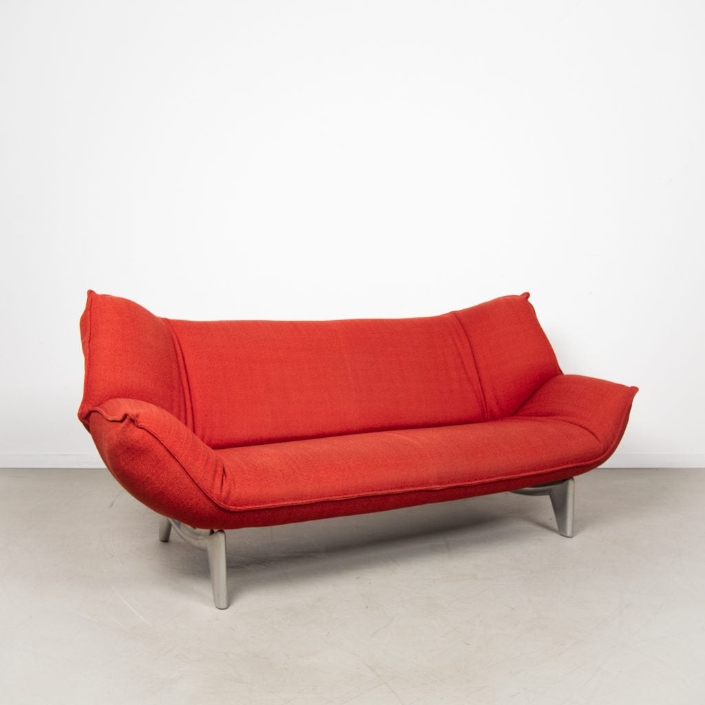 Leolux Tango Bank 3-Zits Tamato Rood Stof