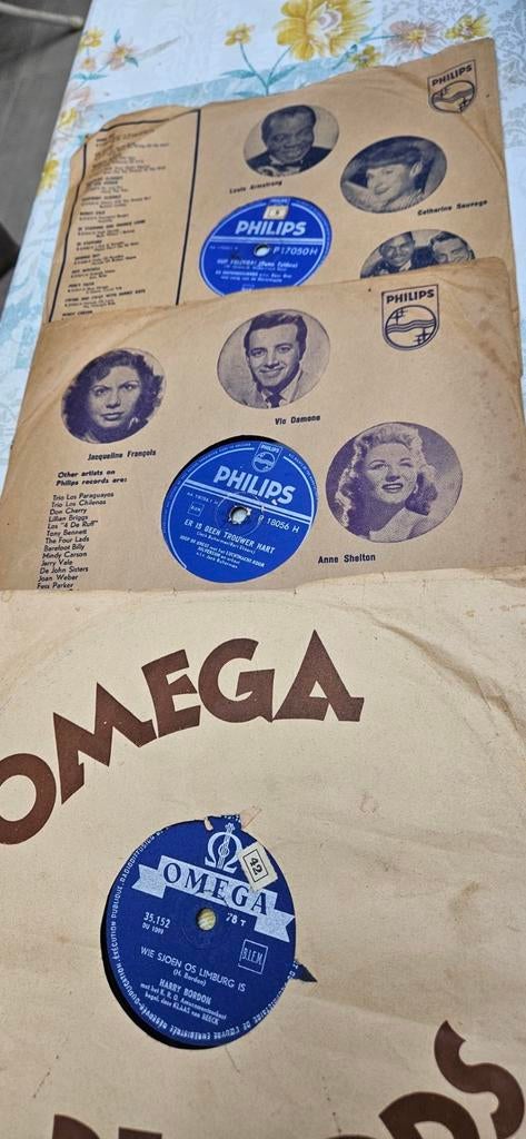 Nederlandstalige 78 toeren platen 40 stuks, Cd's en Dvd's, Vinyl Singles, Ophalen of Verzenden