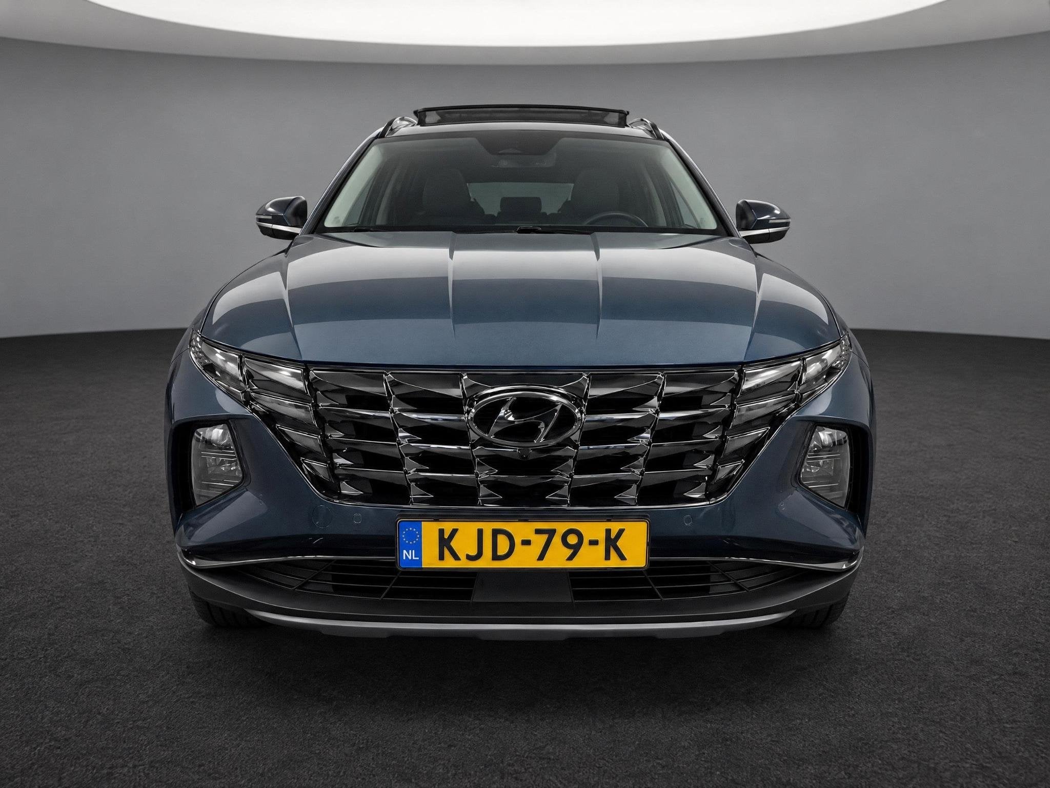 Hyundai Tucson 1.6 T-GDI PHEV Premium Sky 4WD Automaat | App, Auto's, 14 kWh, Gebruikt, 4 cilinders, Blauw