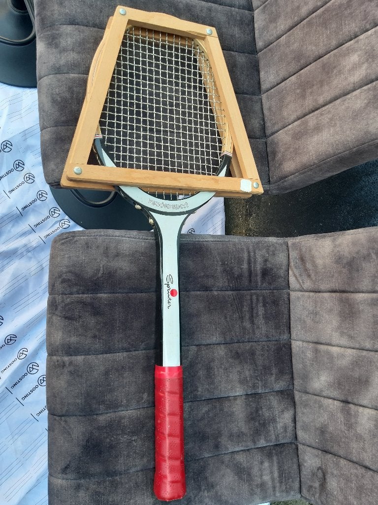 Vintage Vendexsprt Tennis rackets; door Donnay. Uit Jaren 80, Gebruikt, L4, Racket, Ophalen