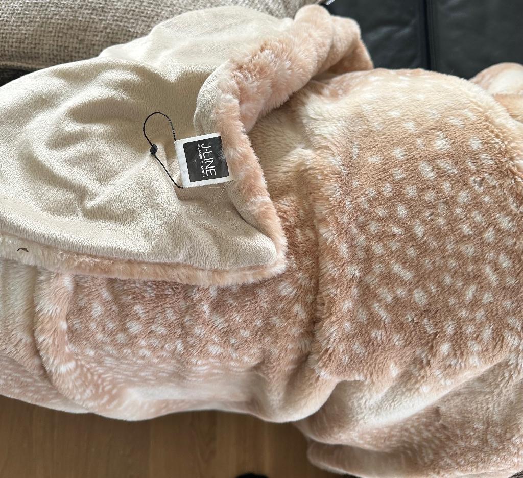 Fur Faux plaid van het merk J -Line, Ophalen of Verzenden, Zo goed als nieuw