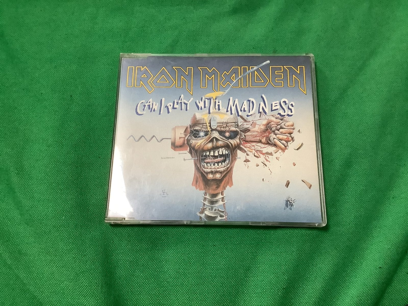 Iron Maiden-Can I Play With Madness single (UK), Ophalen of Verzenden, Gebruikt, Rock en Metal