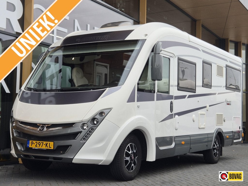 Mobilvetta K-Yacht 80 Tekno-Line rondzit achter, Chemisch toilet, Standaard zit, Fiat, Afzuigkap