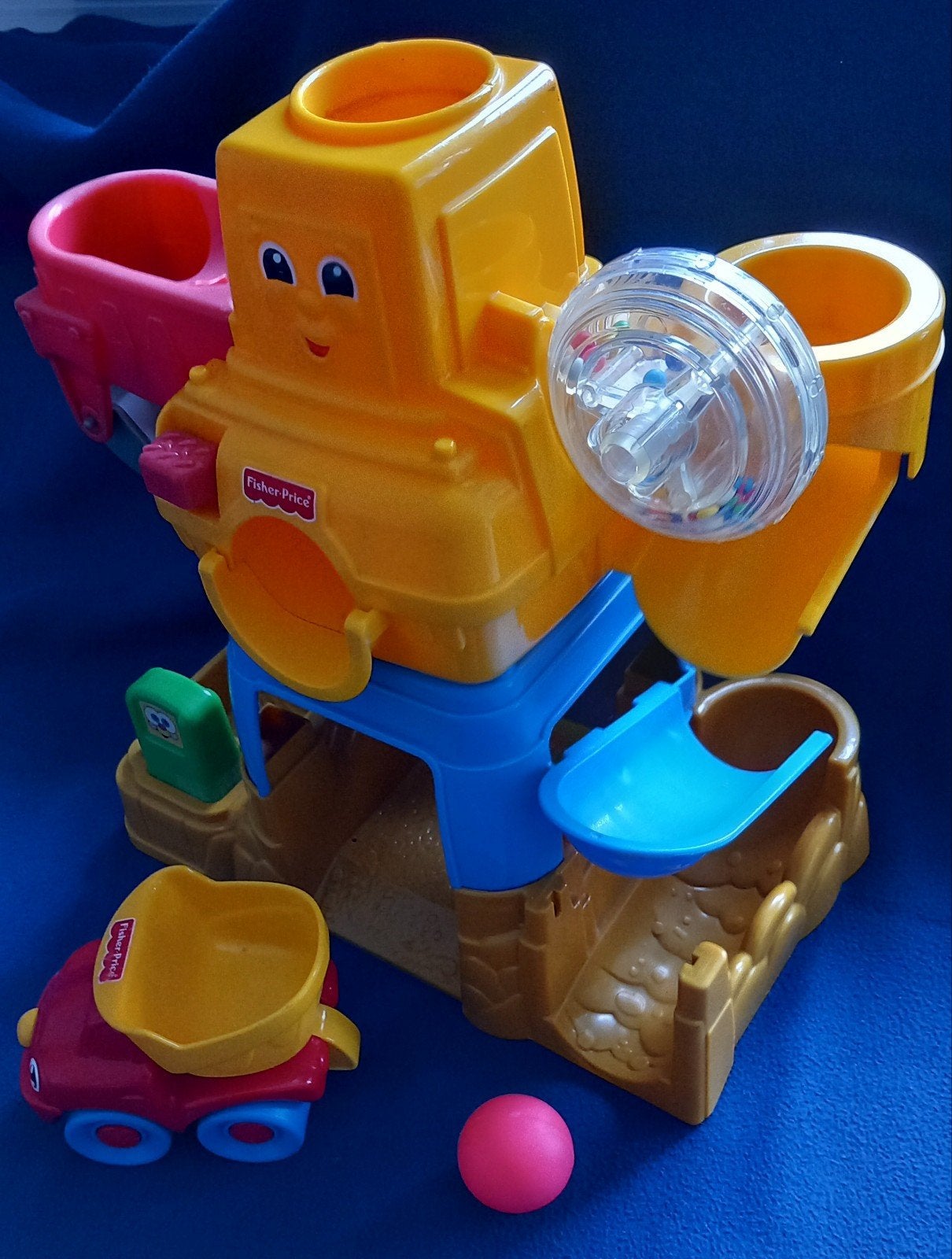 Fischer Price speelset met kiepauto en geluid, Kinderen en Baby's, Ophalen of Verzenden, Gebruikt, Speelset
