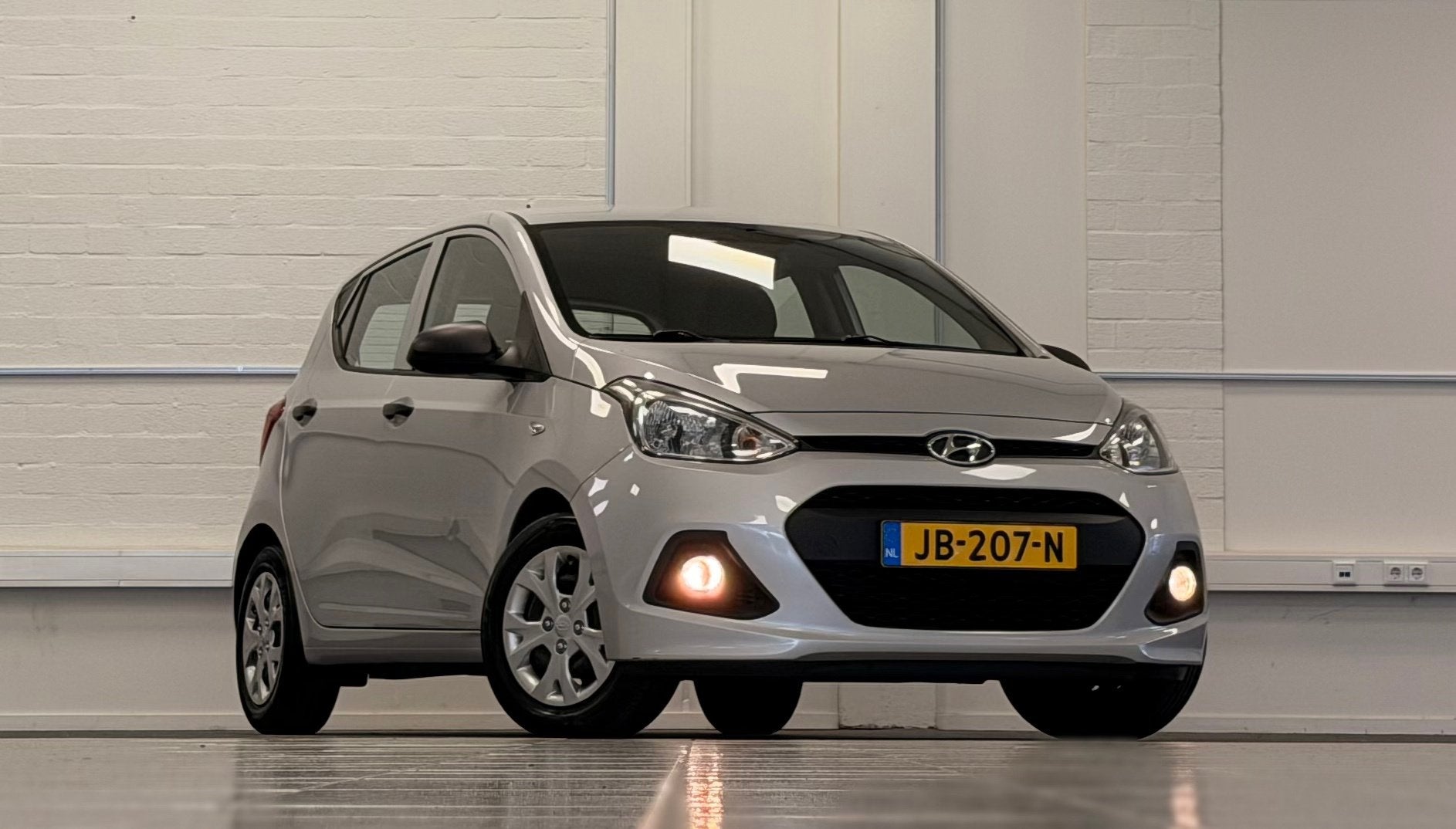 Hyundai I10 1.0i 12V Go! Airco Nieuwe APK Garantie Mooi!, Voorwielaandrijving, Stof, Gebruikt, Start-stop-systeem