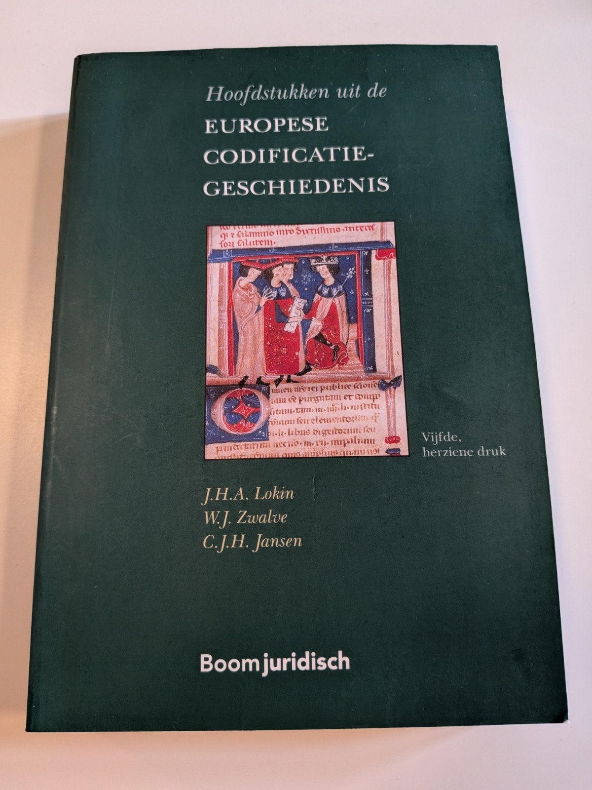Hoofdstukken uit de Europese Codificatiegeschiedenis, Ophalen, Zo goed als nieuw, J.H.A. Lokin, W.J. Zwalve, C.J.H. Jansen, Nederland