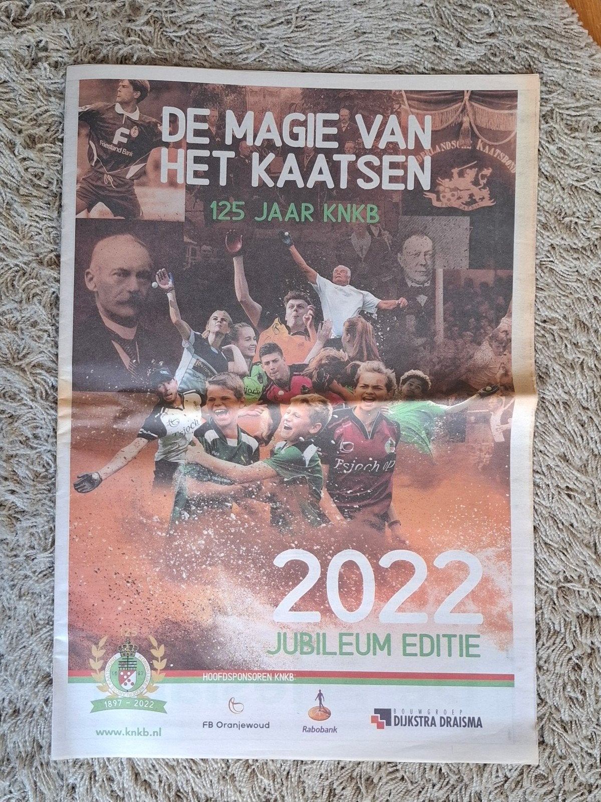 De Magie van het Kaatsen- 125 jaar KNKB Jubileum Editie 2022, Ophalen of Verzenden, Zo goed als nieuw, Overige sporten, Overige typen