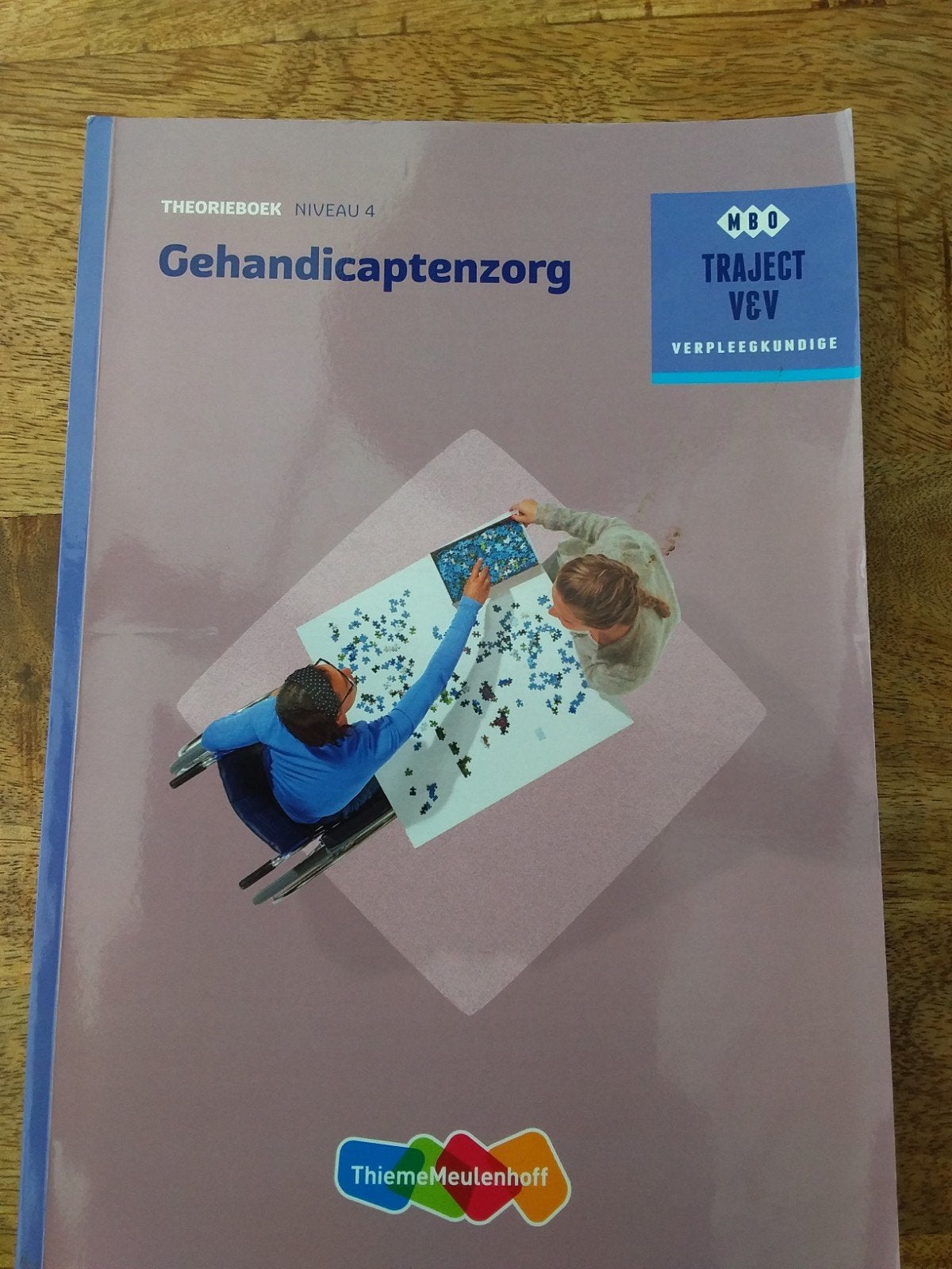 Schoolboek Gehandicaptenzorg MBO Traject V&V Niveau 4, Boeken, Overige vakken, ThiemeMeulenhoff, Ophalen of Verzenden, Zo goed als nieuw