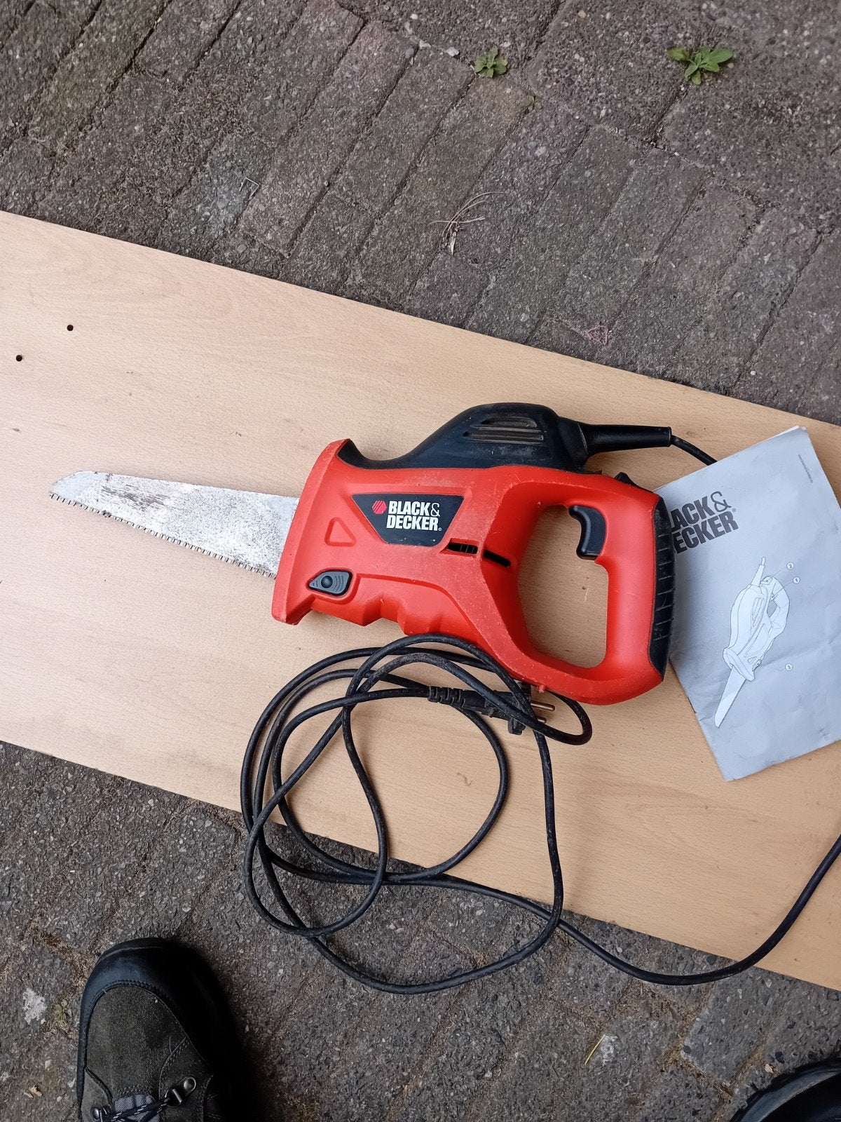 Black & Decker Elektrische Handzaag - Reciprozaag, Gebruikt, Ophalen of Verzenden, Black & Decker, Minder dan 600 watt