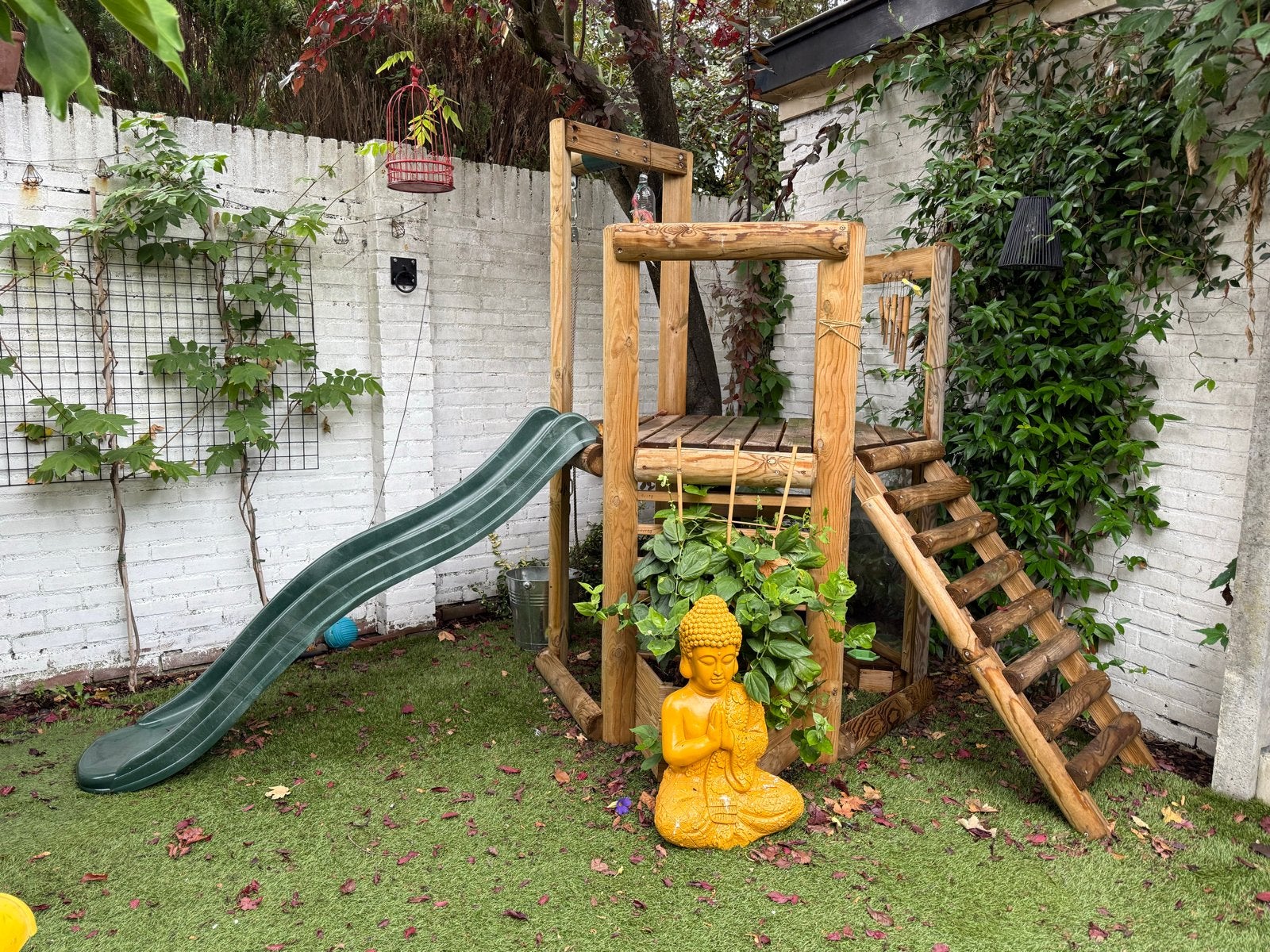 Plum Woodland Disc. Speelhuis PRIJS VERLAAGD IVM VERHUIZING!, Ophalen, Gebruikt, Glijbaan