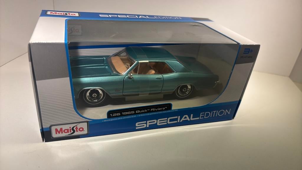 Buick riviera 1965 maisto 1.26, Maisto, Ophalen of Verzenden, A, A