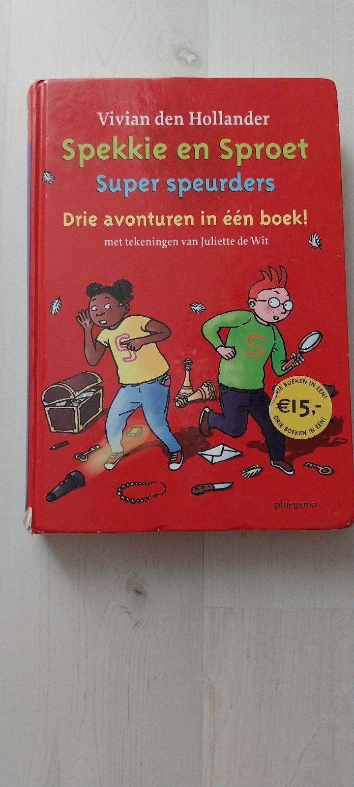 Spekkie en Sproet Super Speurders - Drie avonturen, Ophalen of Verzenden, Gelezen, Vivian den Hollander, Fictie