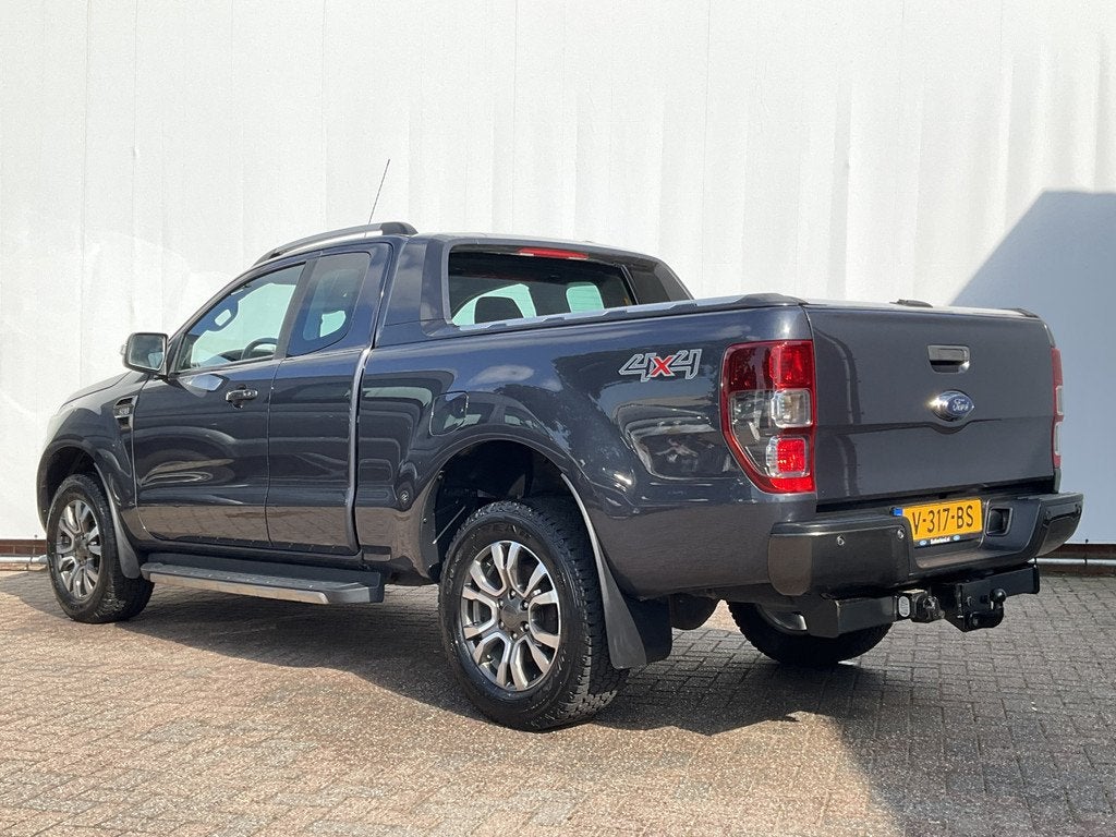 Ford Ranger 3.2 TDCi 200pk Wildtrak Supercab Eur6 Trekhaak(3, Auto's, Ford, Automaat, Gebruikt, Euro 6, Blauw