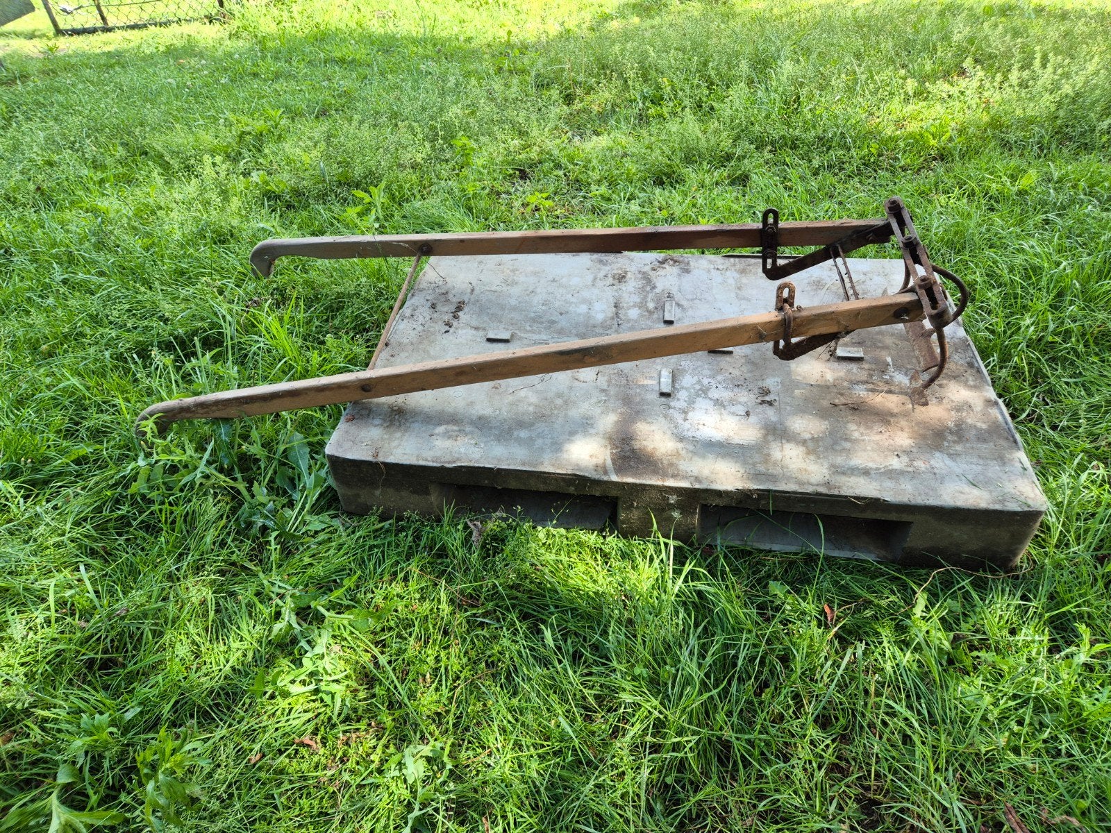 Oude handploeg / cultivator - antiek tuingereedschap, Ophalen