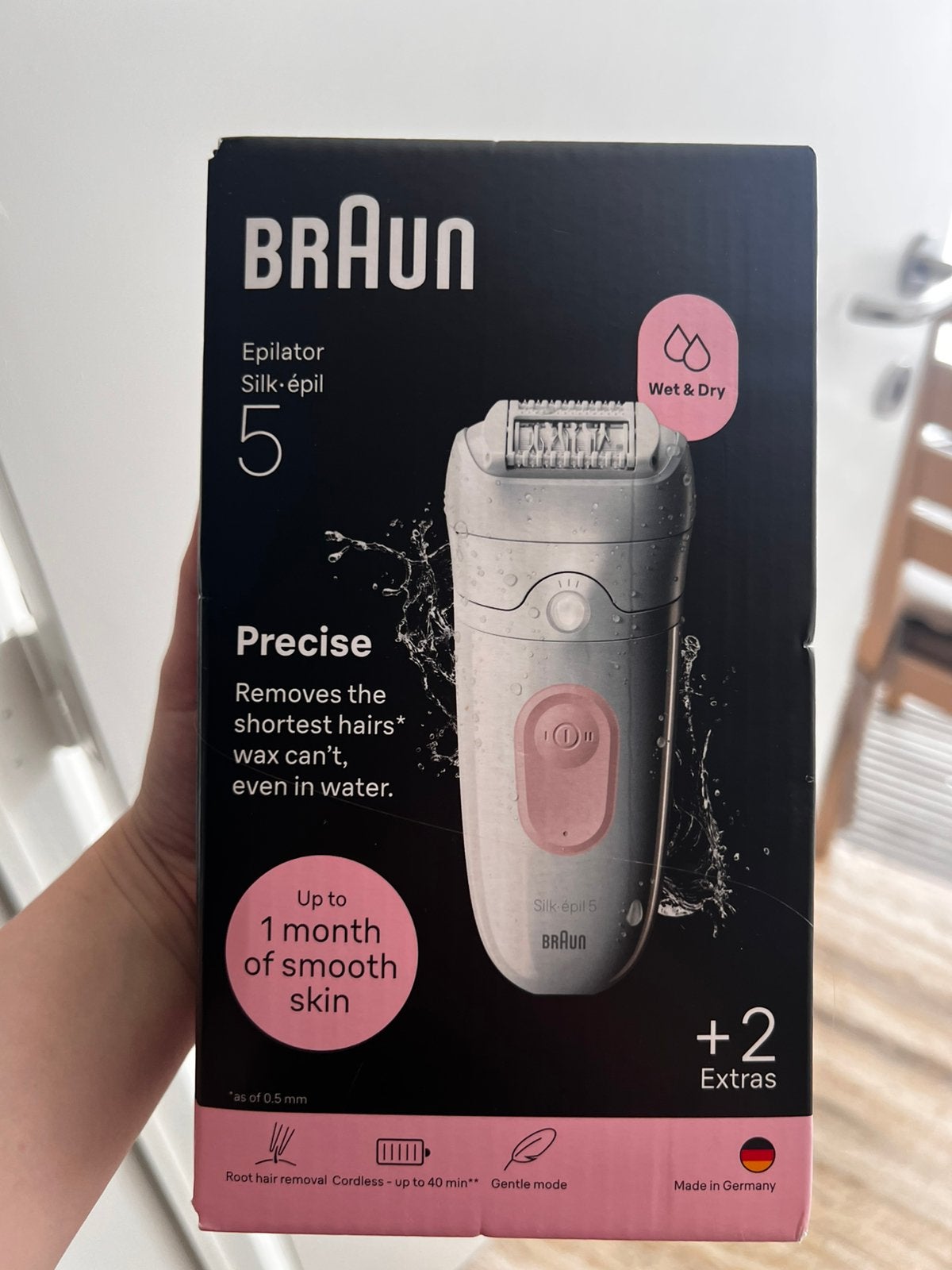 Braun epilator, Ophalen of Verzenden, Zo goed als nieuw, Scheren en Epileren