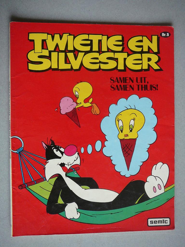 Twietie en Silvester nr. 5, samen uit, samen thuis! 1980, Boeken, Stripboeken, Eén stripboek, Ophalen of Verzenden