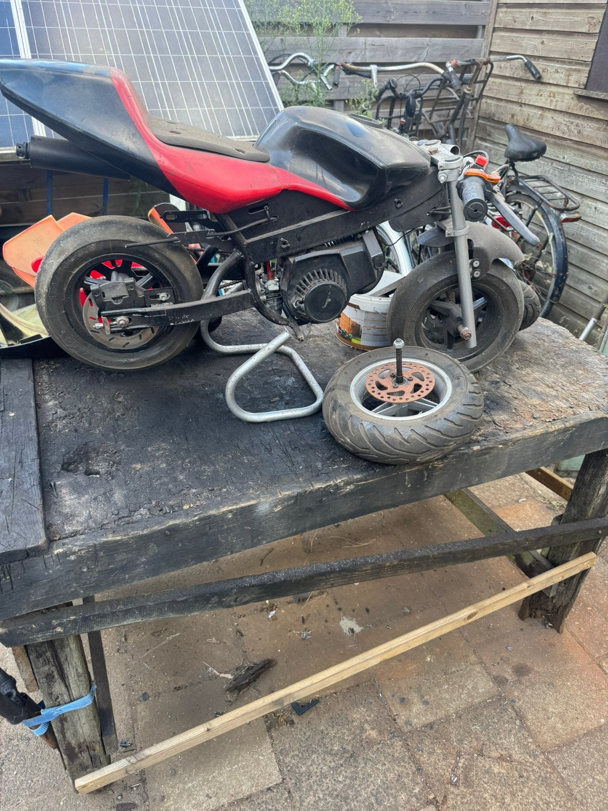 Minibike, Ophalen, Gebruikt, Schijfrem, Overige typen