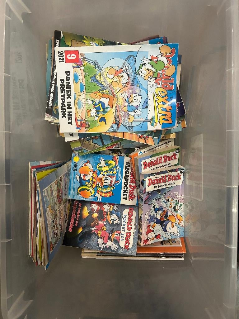 Donald Duck verzameling: strips / pockets / extra, Boeken, Meerdere comics, Ophalen, Gelezen, Europa