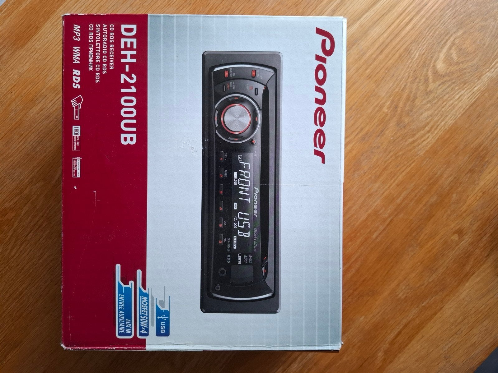 Pioneer Autoradio DEH-2100UB met afneembaar front, Ophalen of Verzenden