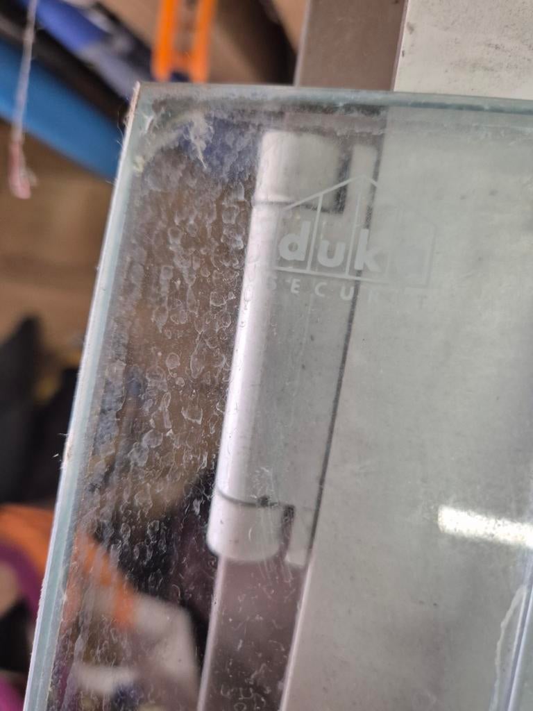 Duka Douchdeur - Glazen Douchewand, Doe-het-zelf en Verbouw, Sanitair, Gebruikt, Douche, Glas, Rvs, Ophalen of Verzenden