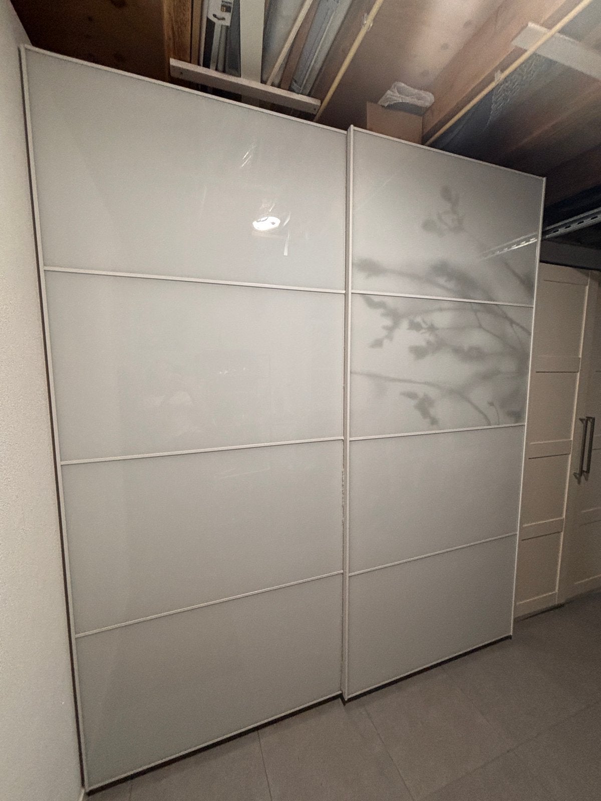 Pax glazen schuifdeuren 200x236cm, Huis en Inrichting, Ophalen, 200 cm of meer, 200 cm of meer, Minder dan 25 cm